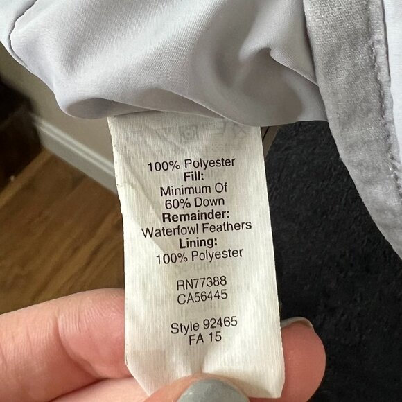 J. Crew Quilted Zip Front Puffer Waterfowl Partial Down Filled Vest, Sz Small - Picture 9 of 10